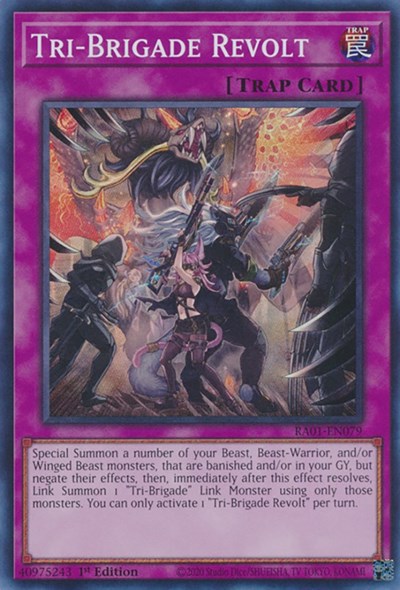 Tri-Brigade Revolt (RA01-EN079) [25th Anniversary Rarity Collection]