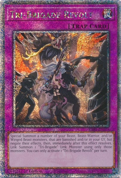 Tri-Brigade Revolt (Quarter Century Secret Rare) (RA01-EN079) [25th Anniversary Rarity Collection]