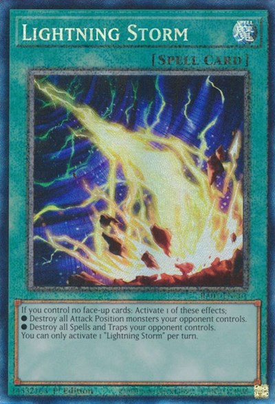 Lightning Storm (PCR) (RA01-EN061) [25th Anniversary Rarity Collection]