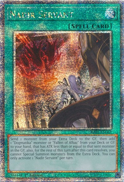 Nadir Servant (Quarter Century Secret Rare) (RA01-EN062) [25th Anniversary Rarity Collection]