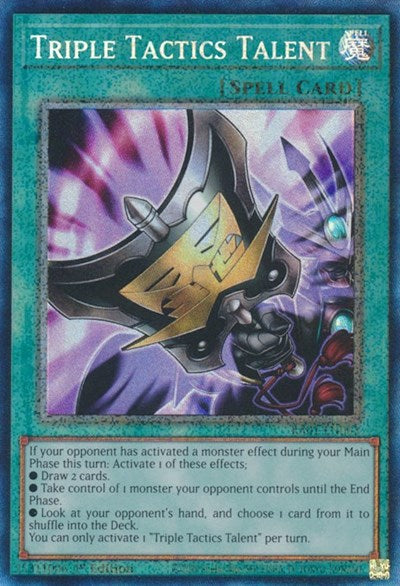 Triple Tactics Talent (PCR) (RA01-EN063) [25th Anniversary Rarity Collection]