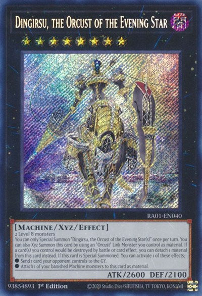 Dingirsu, the Orcust of the Evening Star (Secret Rare) (RA01-EN040) [25th Anniversary Rarity Collection]