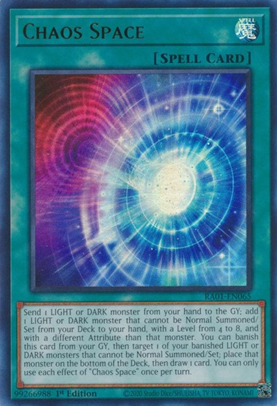 Chaos Space (UR) (RA01-EN065) [25th Anniversary Rarity Collection]