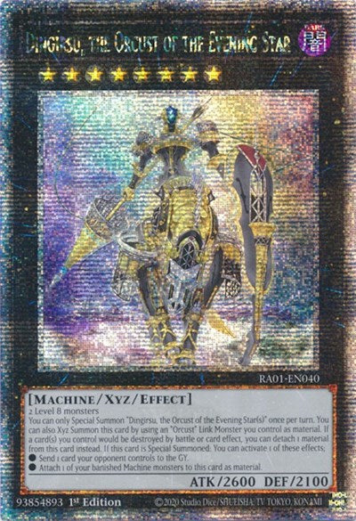 Dingirsu, the Orcust of the Evening Star (Quarter Century Secret Rare) (RA01-EN040) [25th Anniversary Rarity Collection]