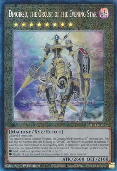 Dingirsu, the Orcust of the Evening Star (PCR) (RA01-EN040) [25th Anniversary Rarity Collection]