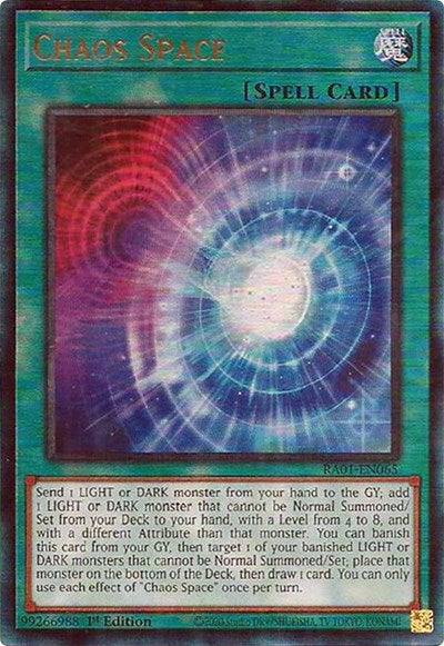 Chaos Space (PUR) (RA01-EN065) [25th Anniversary Rarity Collection]