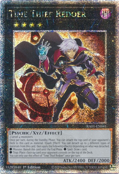 Time Thief Redoer (Quarter Century Secret Rare) (RA01-EN041) [25th Anniversary Rarity Collection]