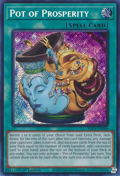 Pot of Prosperity (Secret Rare) (RA01-EN066) [25th Anniversary Rarity Collection]