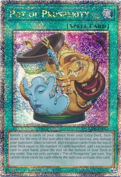 Pot of Prosperity (Quarter Century Secret Rare) (RA01-EN066) [25th Anniversary Rarity Collection]