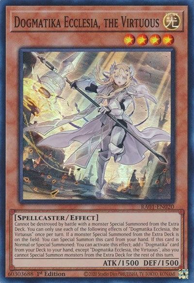 Dogmatika Ecclesia, the Virtuous (RA01-EN020) [25th Anniversary Rarity Collection]