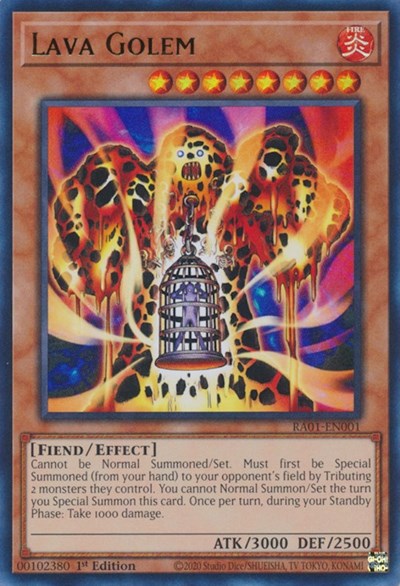 Lava Golem (UR) (RA01-EN001) [25th Anniversary Rarity Collection]
