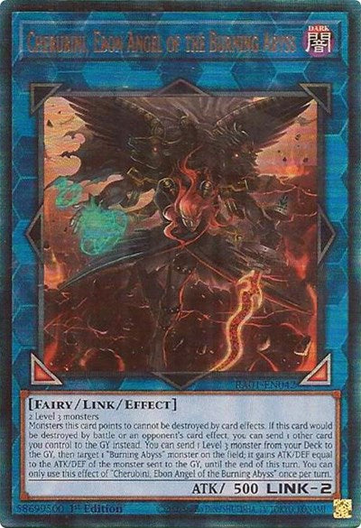 Cherubini, Ebon Angel of the Burning Abyss (PUR) (RA01-EN042) [25th Anniversary Rarity Collection]