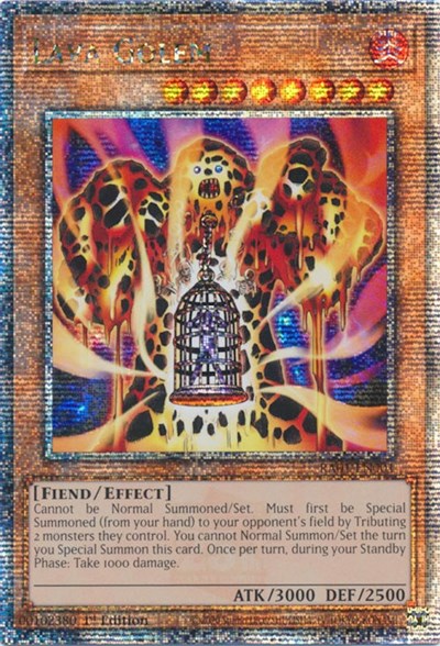 Lava Golem (Quarter Century Secret Rare) (RA01-EN001) [25th Anniversary Rarity Collection]