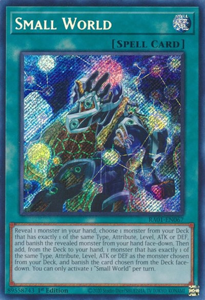 Small World (Secret Rare) (RA01-EN067) [25th Anniversary Rarity Collection]