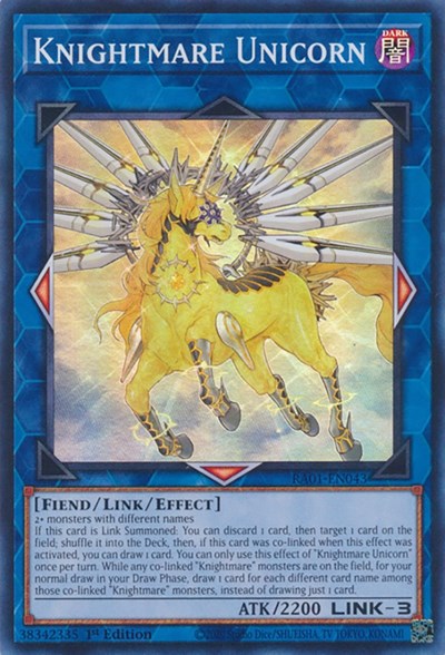 Knightmare Unicorn (RA01-EN043) [25th Anniversary Rarity Collection]