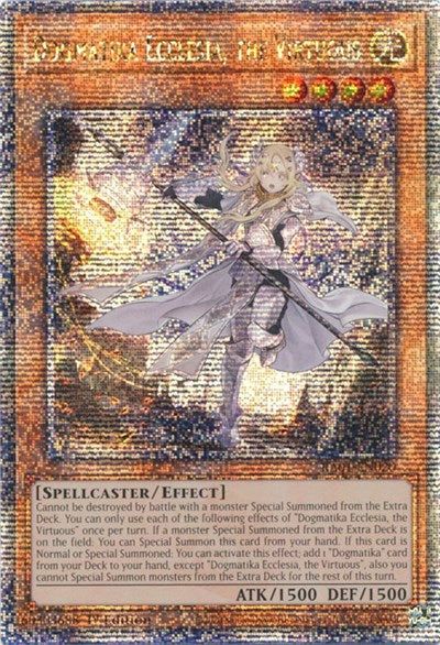 Dogmatika Ecclesia, the Virtuous (Quarter Century Secret Rare) (RA01-EN020) [25th Anniversary Rarity Collection]