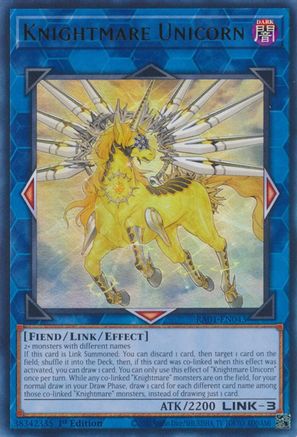 Knightmare Unicorn (UR) (RA01-EN043) - 25th Anniversary Rarity Collection 1st Edition