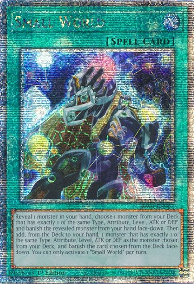 Small World (Quarter Century Secret Rare) (RA01-EN067) [25th Anniversary Rarity Collection]