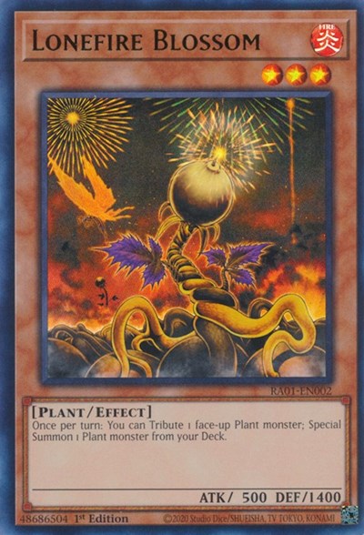 Lonefire Blossom (UR) (RA01-EN002) [25th Anniversary Rarity Collection]