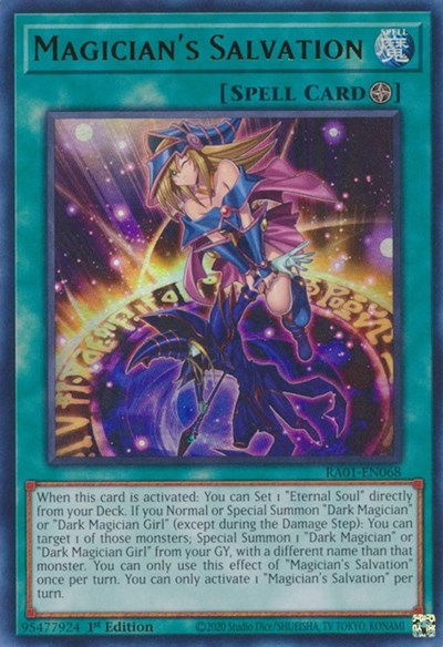 Magician's Salvation (UR) (RA01-EN068) [25th Anniversary Rarity Collection]