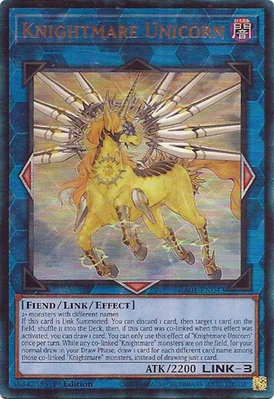 Knightmare Unicorn (PUR) (RA01-EN043) [25th Anniversary Rarity Collection]