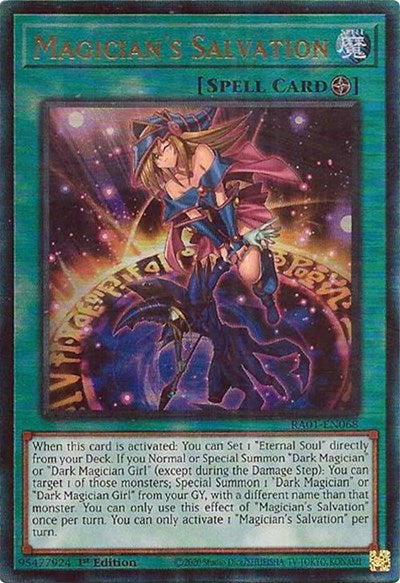 Magician's Salvation (PUR) (RA01-EN068) [25th Anniversary Rarity Collection]