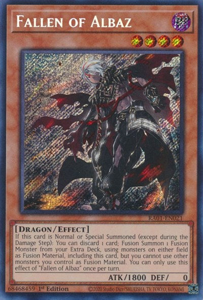 Fallen of Albaz (Secret Rare) (RA01-EN021) [25th Anniversary Rarity Collection]