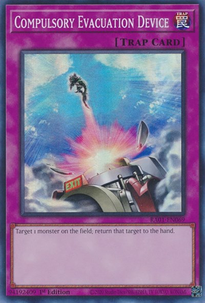 Compulsory Evacuation Device (RA01-EN069) [25th Anniversary Rarity Collection]