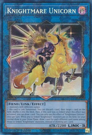 Knightmare Unicorn (Alternate Art) (PCR) (RA01-EN043) - 25th Anniversary Rarity Collection 1st Edition