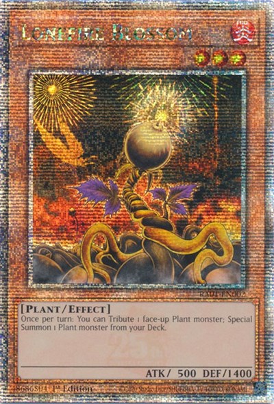 Lonefire Blossom (Quarter Century Secret Rare) (RA01-EN002) [25th Anniversary Rarity Collection]