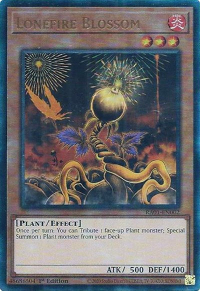 Lonefire Blossom (PUR) (RA01-EN002) [25th Anniversary Rarity Collection]