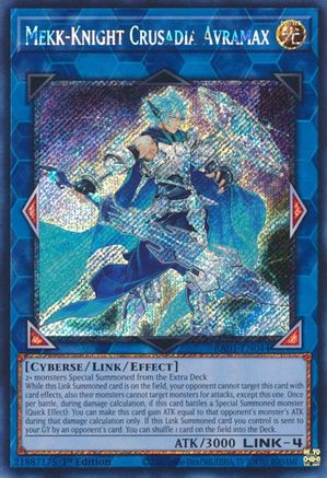 Mekk-Knight Crusadia Avramax (Platinum Secret Rare) (RA01-EN044) - 25th Anniversary Rarity Collection 1st Edition