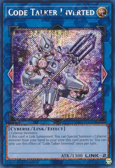 Code Talker Inverted (Platinum Secret Rare) (RA01-EN045) [25th Anniversary Rarity Collection]