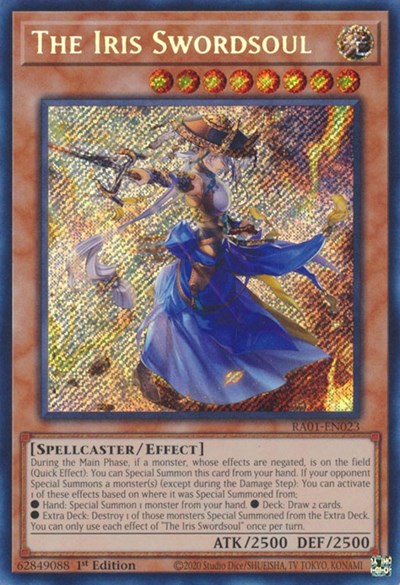 The Iris Swordsoul (Secret Rare) (RA01-EN023) [25th Anniversary Rarity Collection]