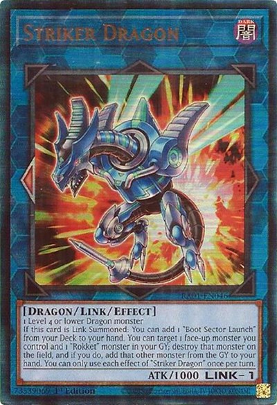 Striker Dragon (PUR) (RA01-EN046) [25th Anniversary Rarity Collection]