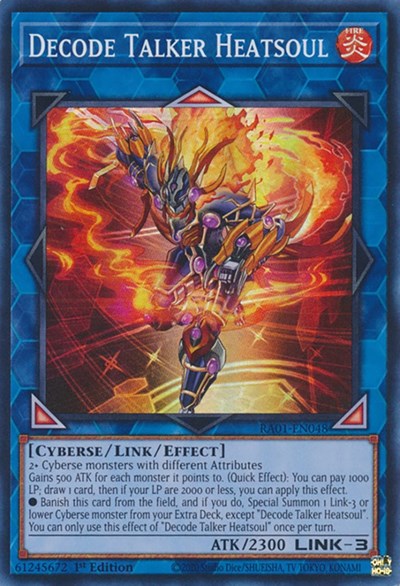 Decode Talker Heatsoul (RA01-EN048) [25th Anniversary Rarity Collection]