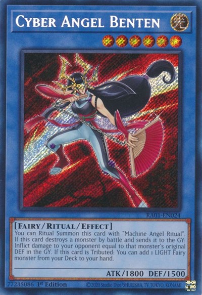 Cyber Angel Benten (Secret Rare) (RA01-EN024) [25th Anniversary Rarity Collection]