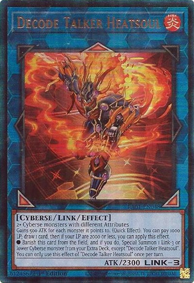 Decode Talker Heatsoul (PUR) (RA01-EN048) [25th Anniversary Rarity Collection]