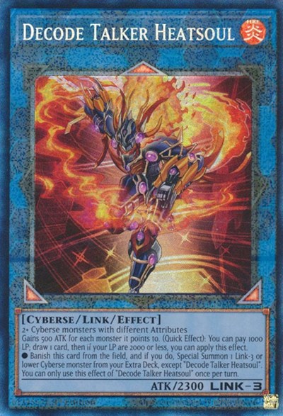 Decode Talker Heatsoul (PCR) (RA01-EN048) [25th Anniversary Rarity Collection]