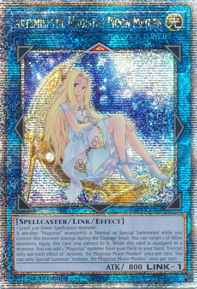 Artemis, the Magistus Moon Maiden (Quarter Century Secret Rare) (RA01-EN049) [25th Anniversary Rarity Collection]