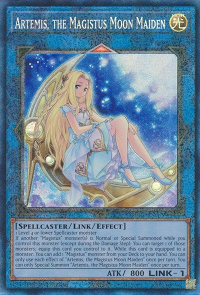 Artemis, the Magistus Moon Maiden (PCR) (RA01-EN049) [25th Anniversary Rarity Collection]