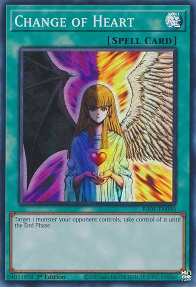 Change of Heart (RA01-EN050) [25th Anniversary Rarity Collection]