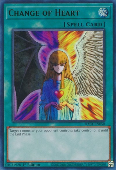 Change of Heart (UR) (RA01-EN050) [25th Anniversary Rarity Collection]