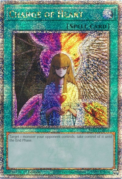 Change of Heart (Quarter Century Secret Rare) (RA01-EN050) [25th Anniversary Rarity Collection]