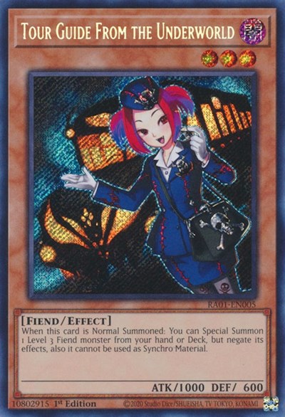 Tour Guide From the Underworld (Secret Rare) (RA01-EN005) [25th Anniversary Rarity Collection]