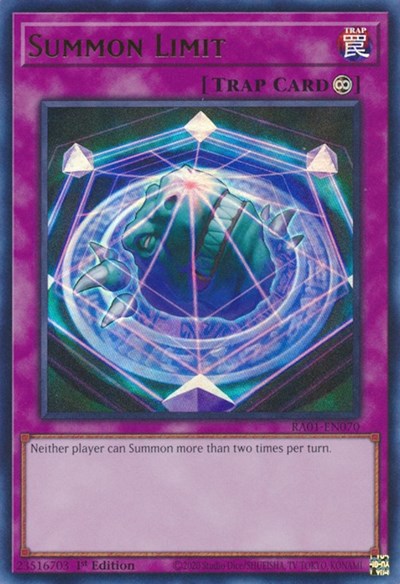 Summon Limit (UR) (RA01-EN070) [25th Anniversary Rarity Collection]
