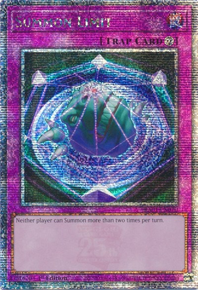 Summon Limit (Quarter Century Secret Rare) (RA01-EN070) [25th Anniversary Rarity Collection]