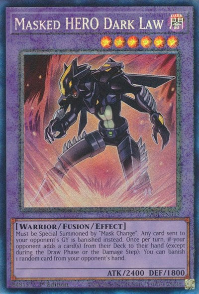 Masked HERO Dark Law (PCR) (RA01-EN025) [25th Anniversary Rarity Collection]