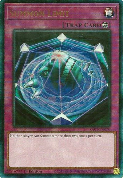 Summon Limit (PUR) (RA01-EN070) [25th Anniversary Rarity Collection]