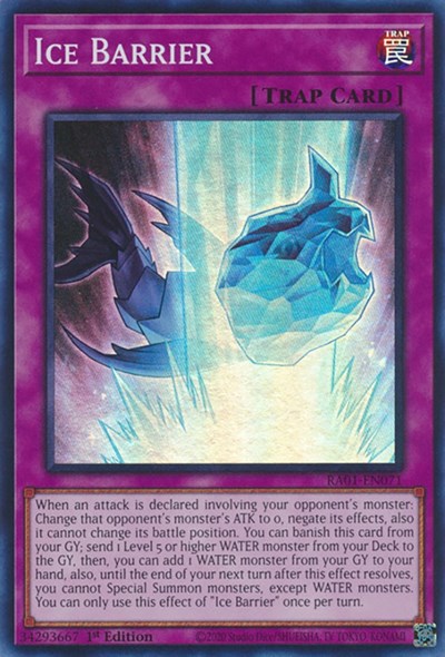 Ice Barrier (RA01-EN071) [25th Anniversary Rarity Collection]